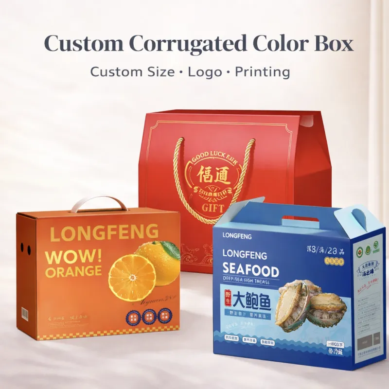 Corrugated Color Box Packaging