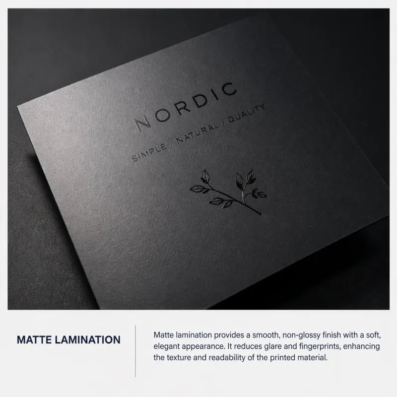 matte lamination