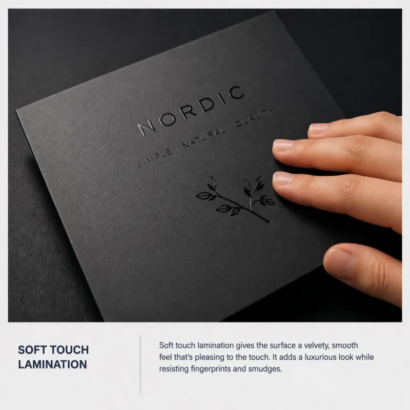 soft touch lamination