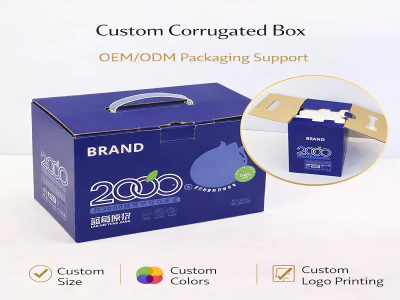 Corrugated Color Box Packaging