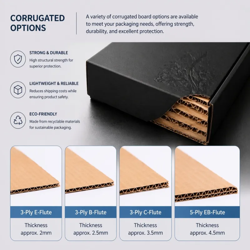corrugated options