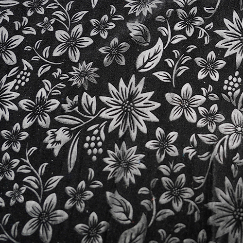 3D emboss velvet