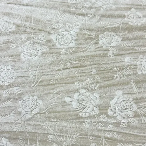 3D emboss velvet