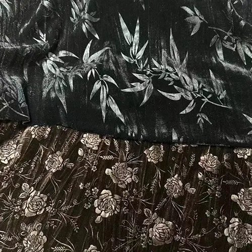 3D emboss velvet