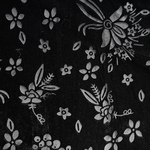 3D emboss velvet