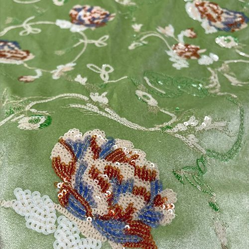 Embroidery velvet