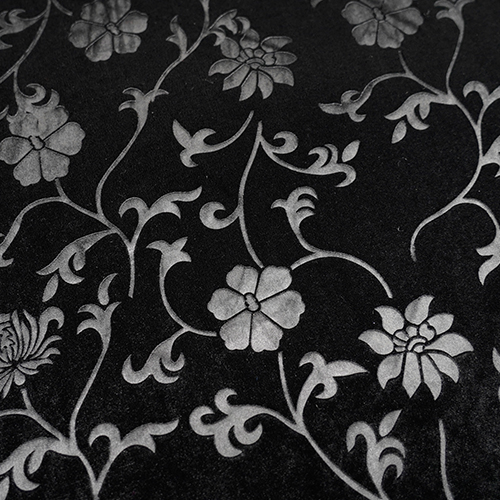 3D emboss velvet
