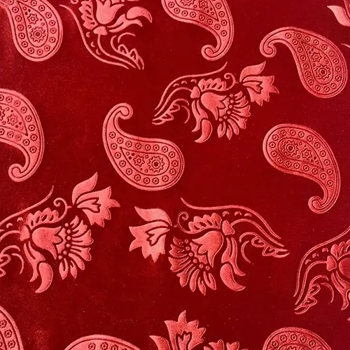 3D emboss velvet