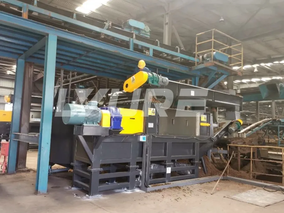 Streamlining Biological Waste and Wood Fiber Processing with Lyure’s SLS-D10T Screw Press in Zhejiang