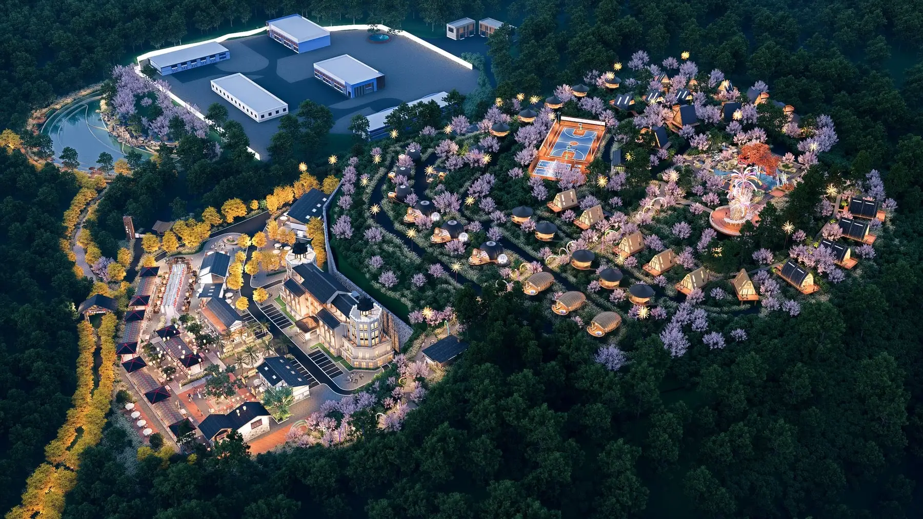 Scenic‑Area Wild‑Luxury Glamping Resort Planning & Design