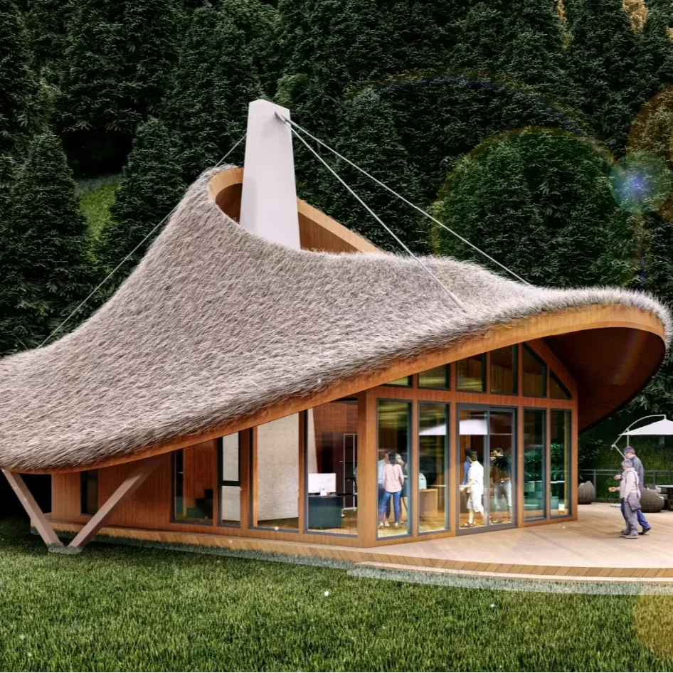 Outdoor Steel Structure for Tourism Camping Vacation Stays Family Residences Customized Homestays Service Centers Restaurants