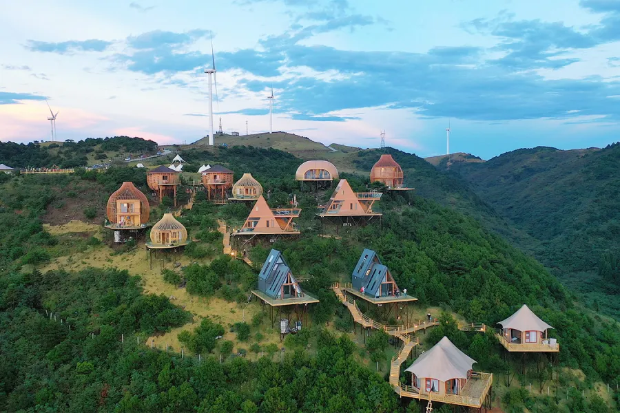 Yangtianhu Grassland・Yunshe Treehouse Hotel