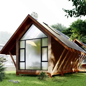 Luxury Villa Prefabricated Aluminum Modular Holiday House Eco-Friendly Fire Resistant Waterproof Anti-Corrosion Easy