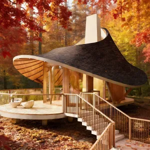 Outdoor Aluminum Structure Modern Villa Tourism Camping Vacation Stays Family Residences Customized Homestays Service Centers