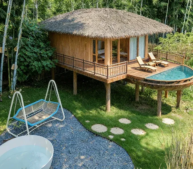 Modular Movable Aluminum Tree House Fire Resistant Anti-Corrosion Waterproof Easy-Dismantle Scenic View Deck Flexible Villa