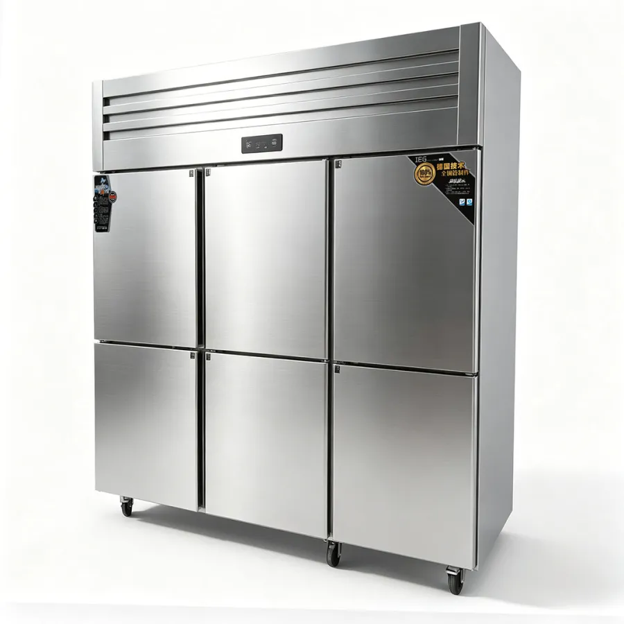 ตู้แช่เย็นหกประตูอุณหภูมิคู่