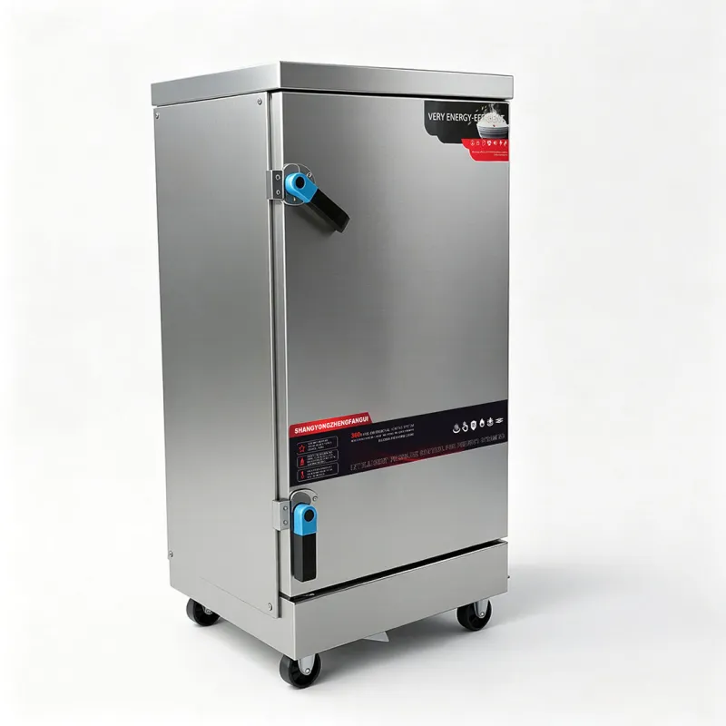 ตู้นึ่งข้าวไฟฟ้ามาตรฐานทนทานสำหรับร้านอาหาร