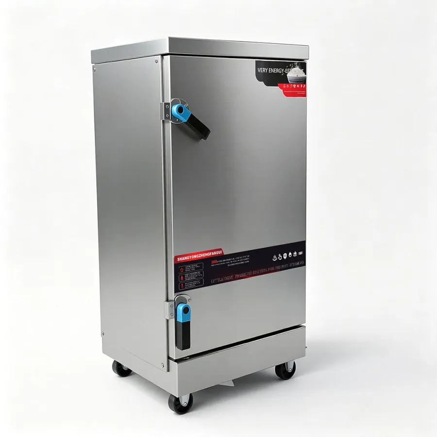 ตู้นึ่งข้าวไฟฟ้ามาตรฐานทนทานสำหรับร้านอาหาร