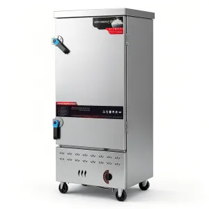 ตู้นึ่งข้าวแบบใช้แก๊สแบบมืออาชีพ