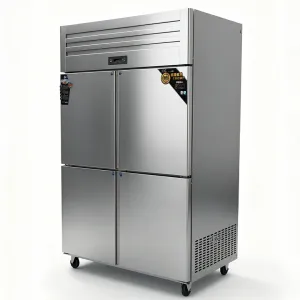 ตู้แช่แข็งตู้เย็นสี่ประตูสำหรับใช้ในโรงแรมและโรงอาหาร