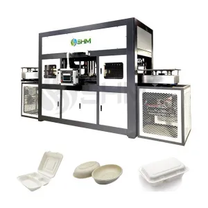 Máquina de moldeo de placas para pulpa de papel