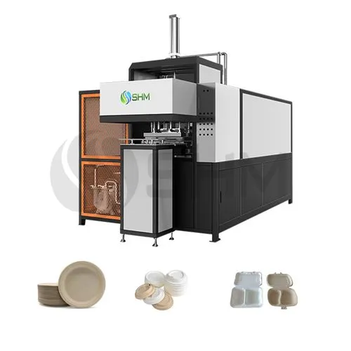 Machine à moulage en papier à petite échelle