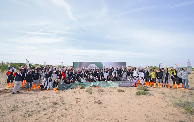 El proyecto del oasis del desierto de Muli-Muwai 2026: &Aacute;rboles que crecen con el paso de los a&ntilde;os para formar desiertos.