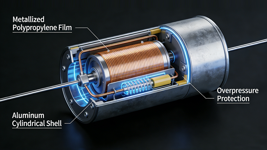 Cylindrical Capacitor Design and Applications in Industrial Power Systems