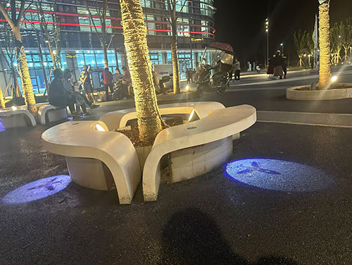 UHPC Urban Plaza Landscape Planter Panels