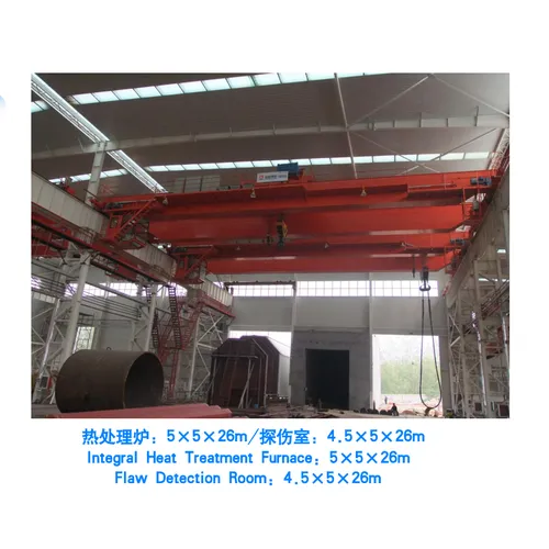 热处理炉5x5x26m、探伤室4.5x5x26m