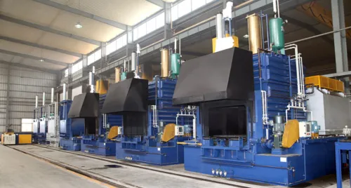 Large-tonnage sealed box-type controllable atmosphere multi-purpose furnace production line