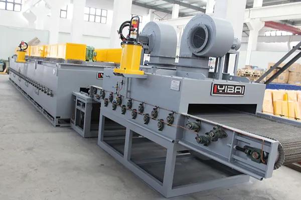 Mesh belt tempering furnace