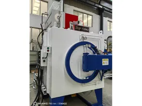 Pre-evacuated nitriding furnace system