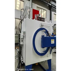Pre-evacuated nitriding furnace system