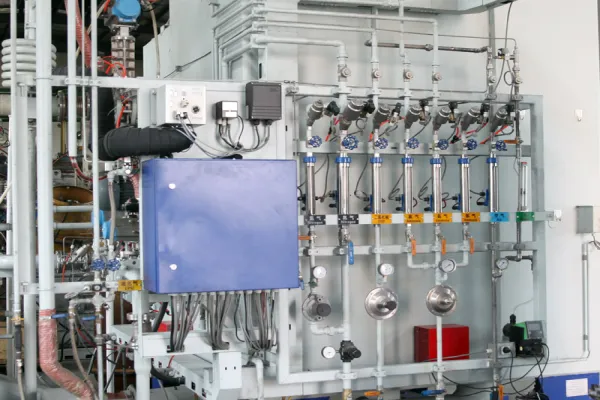 Atmosphere panel of the nitriding furnace