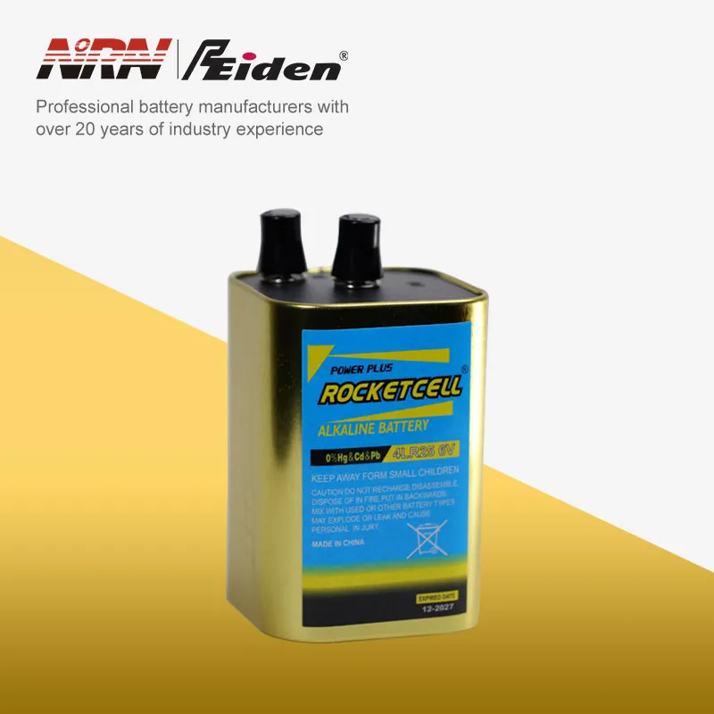 Alkaline Battery 4LR25-6V