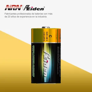 Batería alcalina de células C