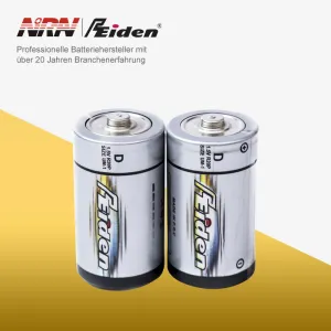 AA -Batterie (R20, ebenfalls als Größe D) erhältlich)