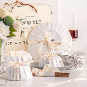 Beautifully Designed Ceramic Dinnerware Set Perfect for Elegant Gatherings