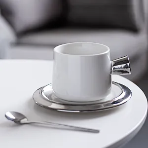 Light Luxury Breakfast Coffee Mug Porcelain Tea Cup