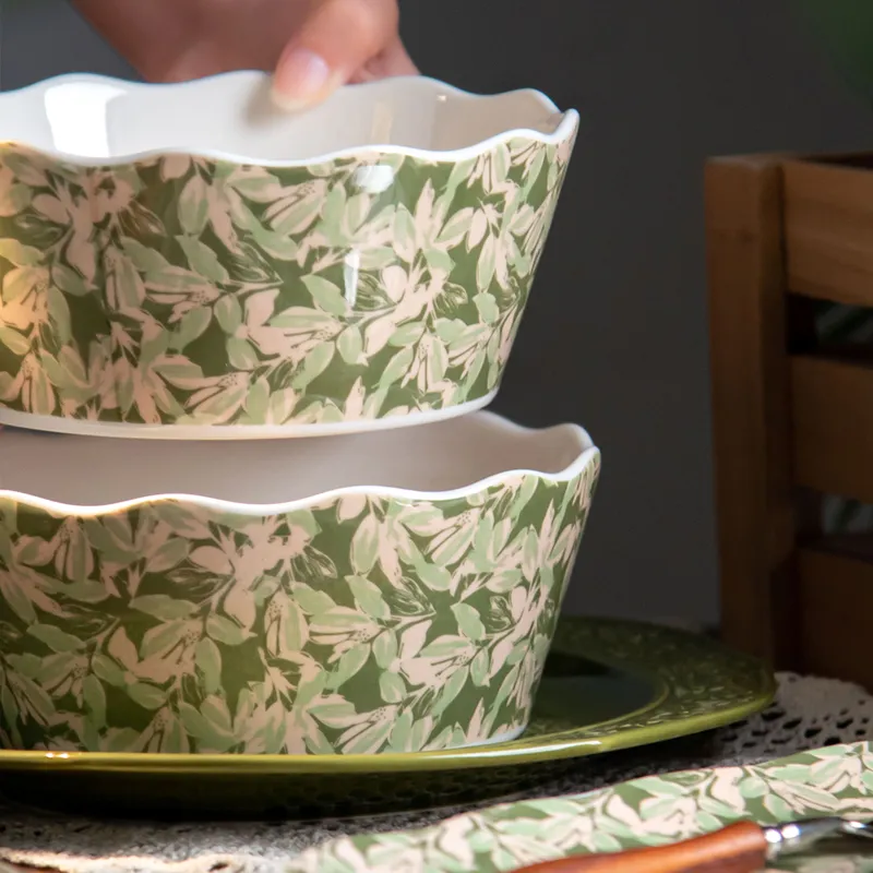 Wholesale Porcelain Dinner Plate Sets Elegant Ceramic Tableware