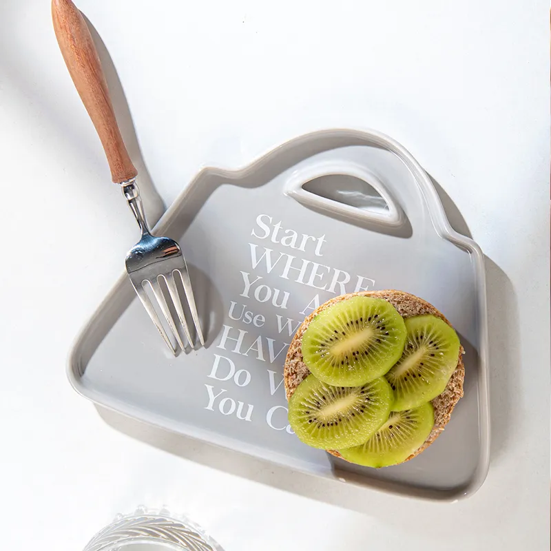 Ceramic Dessert Plate Porcelain Snack Dishes