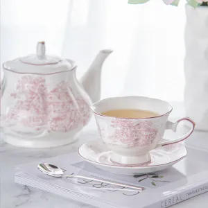 Light Luxury Afternoon English Tea Pot Set Breakfast Tea Cup Set