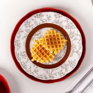 Elegant Ceramic Bowl Gift Set Dinnerware Sets Luxury Porcelain Royal Christmas Gift