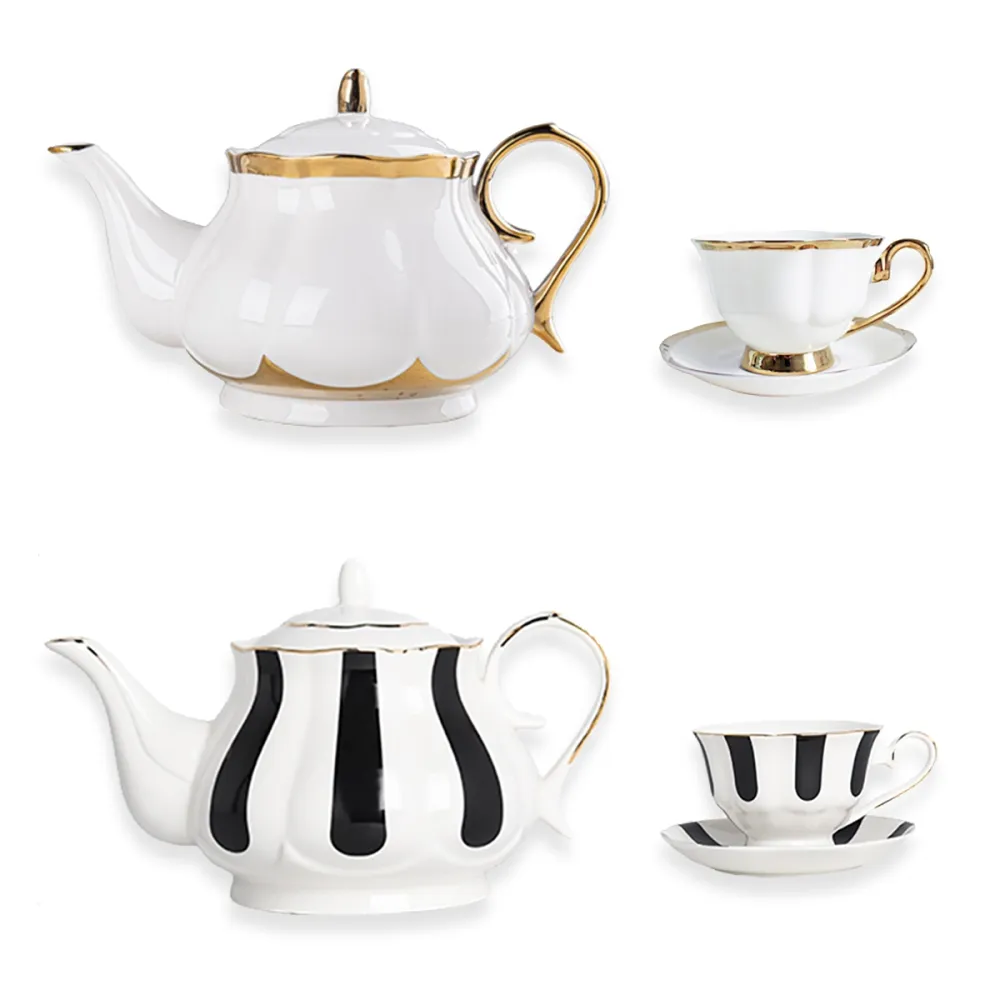 Ceramic English Coffee Tea Sugar Container Set Arabic Teapot