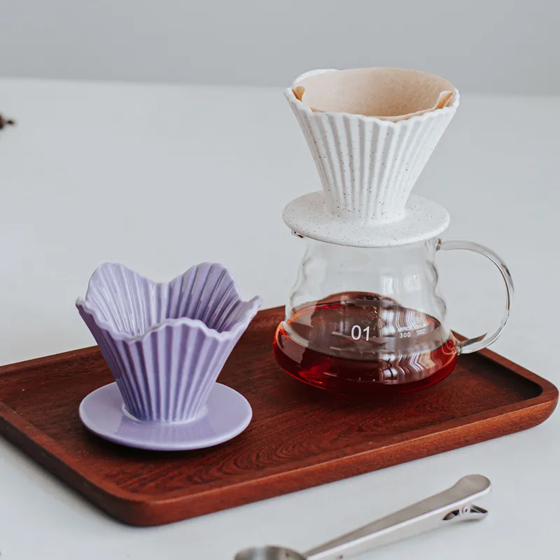 Original Design Ceramic Reusable Hand Brew Coffee Filter Cup for Office/Bedroom