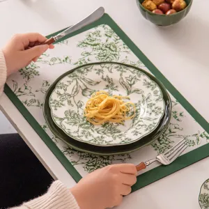 New Design Table Cloth New Year Diatom FLoral Water-proof Placemats for Dining