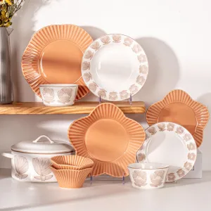 New Design Christmas Ceramic Tableware Set Porcelain Dinnerware Decorations