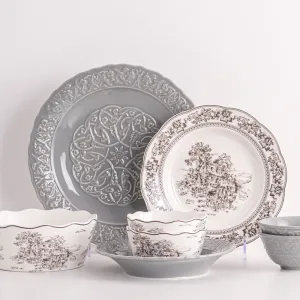 Ceramic Dinner Set Western Porcelain Dinnerware for Mothers Day