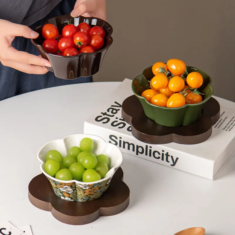 High Quality Porcelain Ceramic Serving Bowls Cereal Salad Soup Bowl for Kitchen